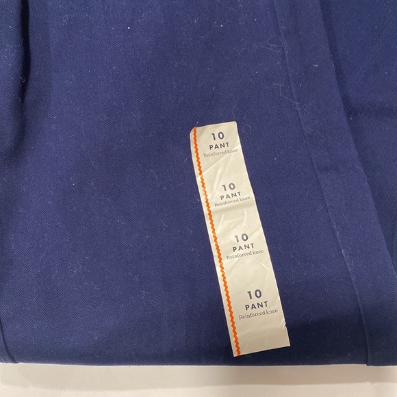 Cat & Jack Pants Straight Leg Adjust Waist School Uniform Navy Blue NEW kids 10 - Picture 3 of 8